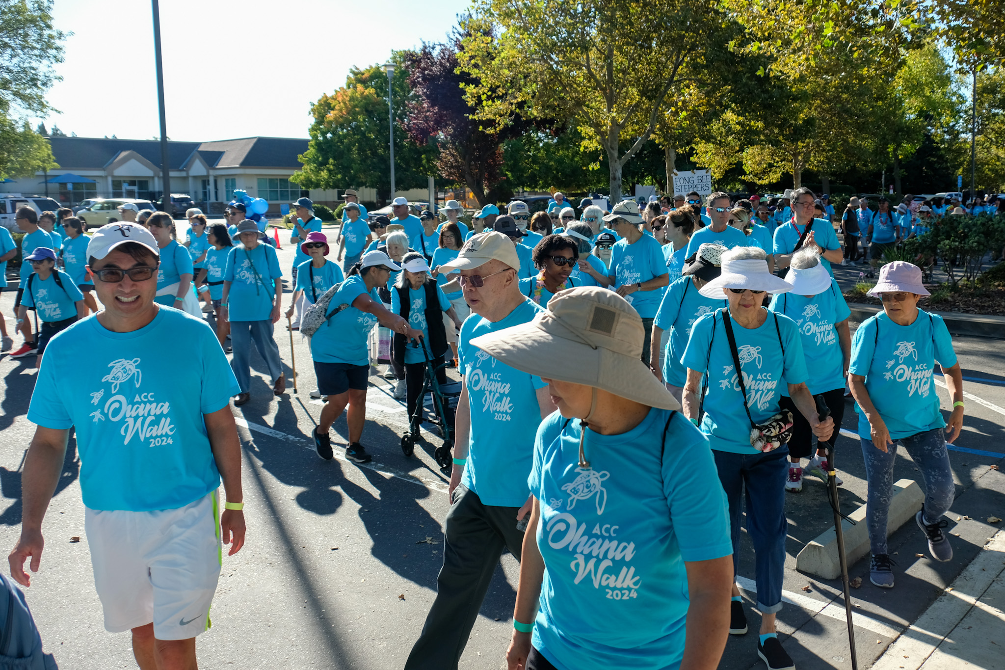 Ohana Walk Participant walking